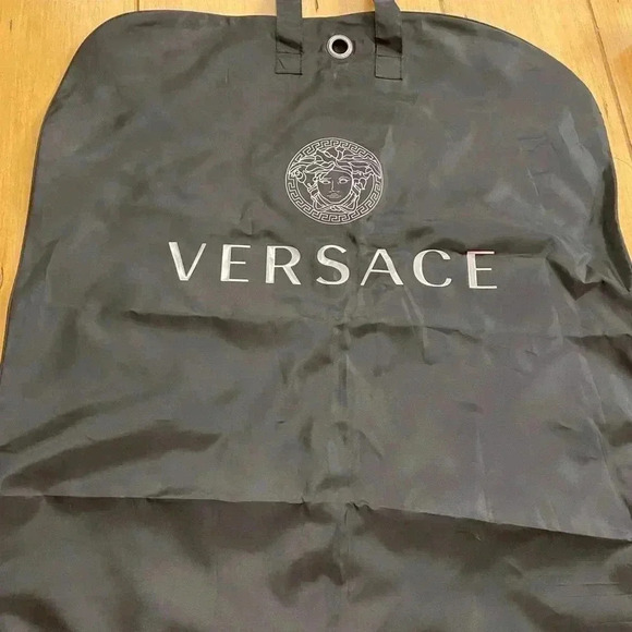 Versace Garment Bag Black Nylon Zipper Jacket  Length - Picture 6 of 6